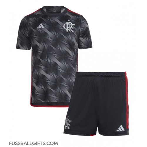 Flamengo Fußballbekleidung 3rd trikot Kinder 2024-25 Kurzarm (+ kurze hosen)